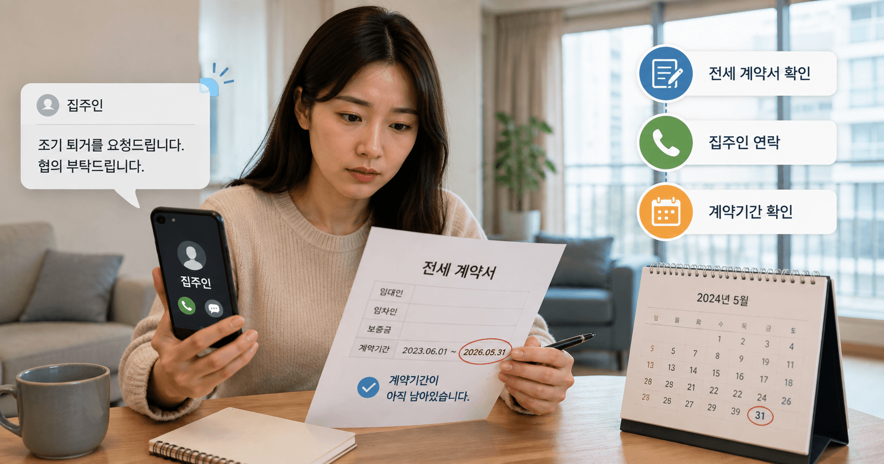 전세 만기 2년 남았는데 집주인이 나가라고 하면? 만기 전 퇴거 요구 대응법