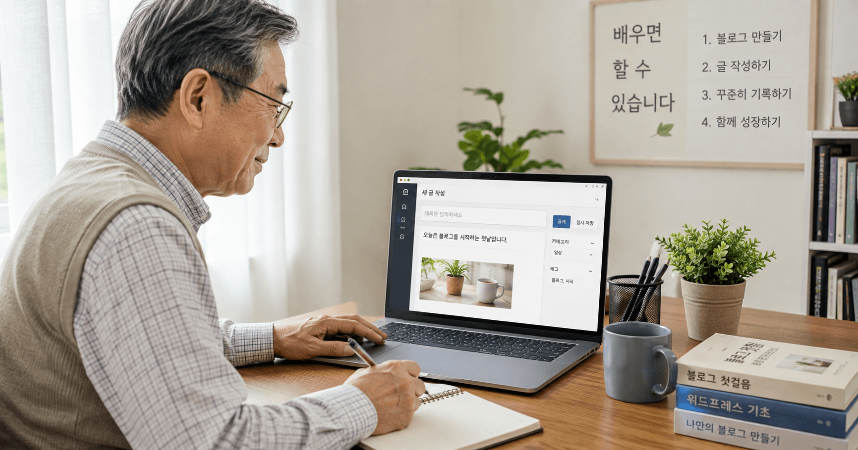 60·70대 컴퓨터 초보도 가능한 애드센스 블로그 시작법: 준비물과 쉬운 순서
